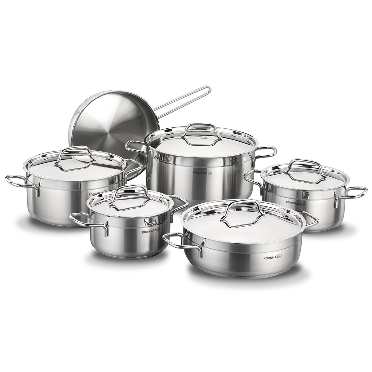 Korkmaz Alfa Plus 11 Pcs Cookware Set