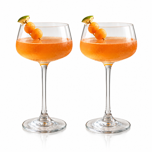 Danny Home Crystal Coupe Glass Set – 2 Pcs