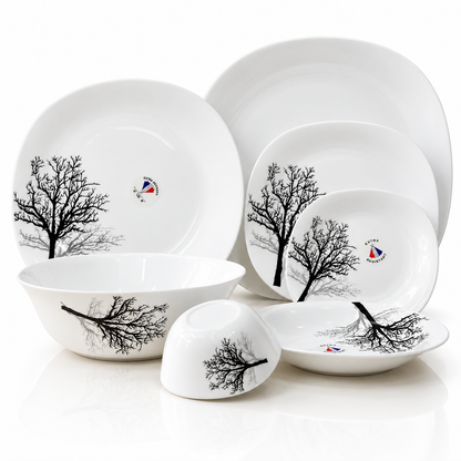 26 Pcs Classic Tree Opal Dinner Set