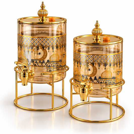 Golden Ramadan Beverage Dispenser