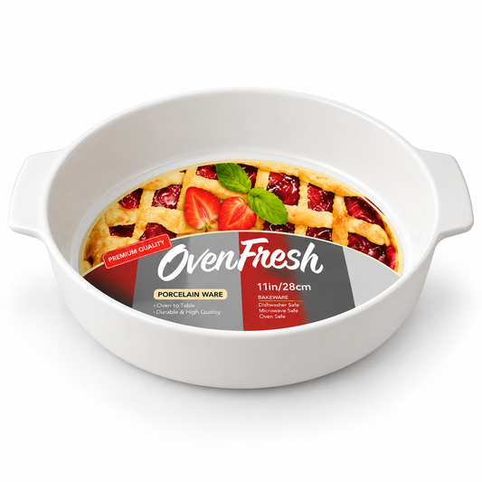 Danny Home 11" Round Porcelain Bakeware