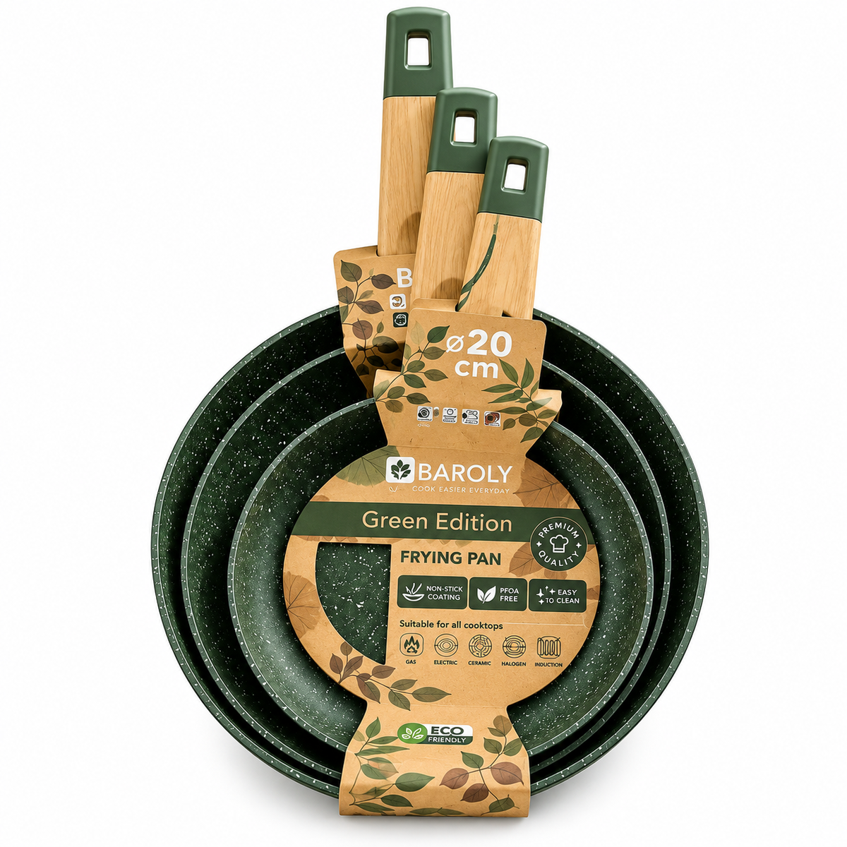 Baroly Green Edition Non-Stick Frying Pan