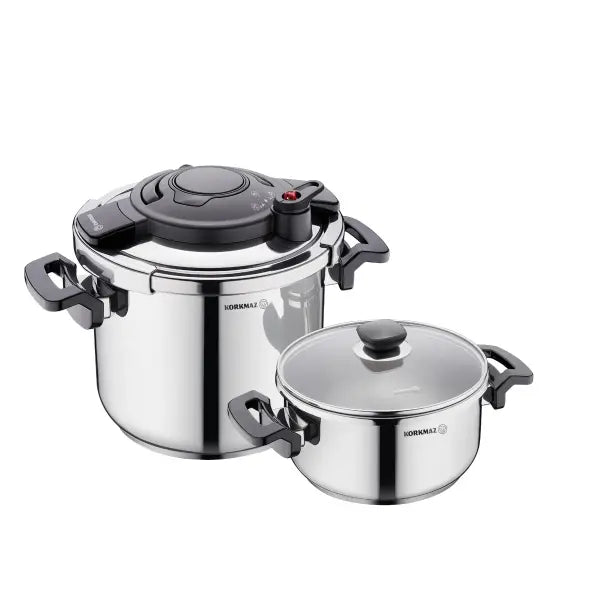 Korkmaz Alessa 4 Pcs Pressure Cooker Set