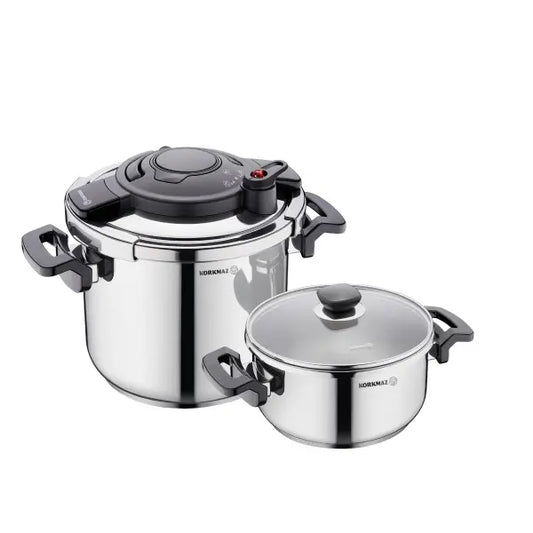 Korkmaz Alessa 4 Pcs Pressure Cooker Set
