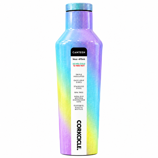 Corkcicle Prism Glow Stainless Steel Water Bottle – 16oz