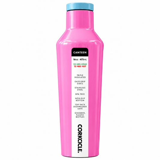 Corkcicle Candy Pop Stainless Steel Water Bottle – 16oz