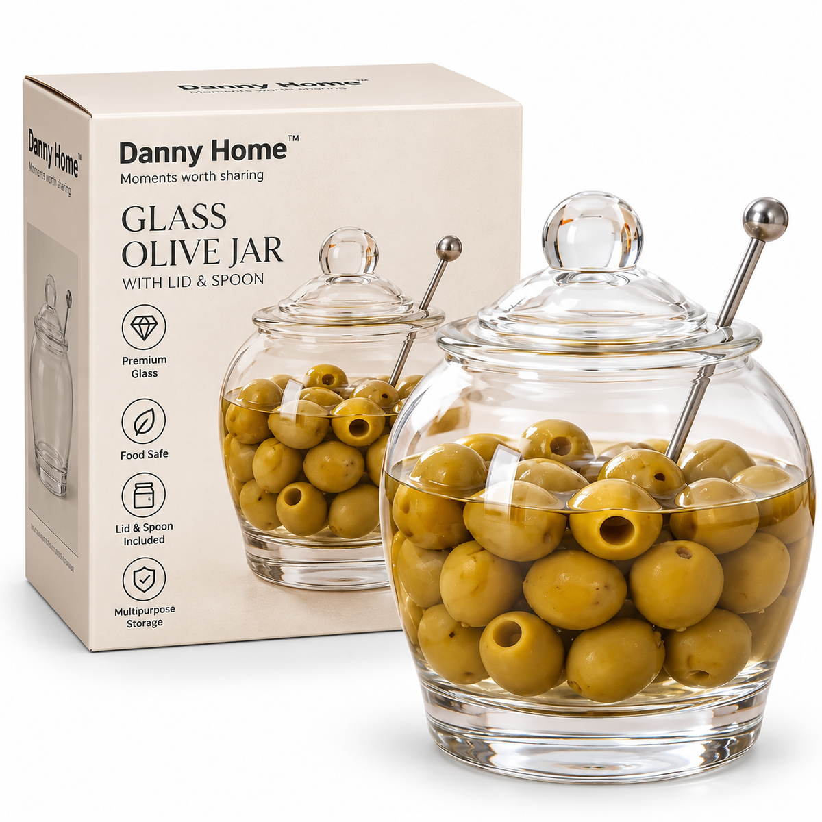 Danny Home OliveJar 10.8cm