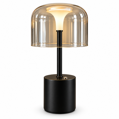 Obsidian Halo Glass Table Lamp