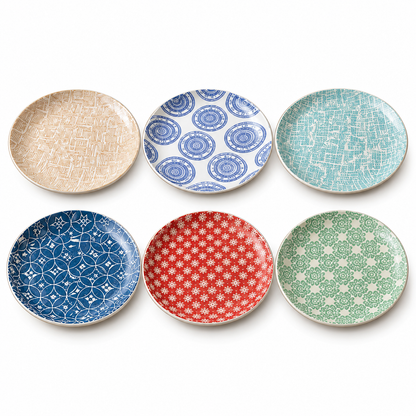 Danny Home Premium 10.5" Porcelain Dinner Plate – Elegant Pattern Series