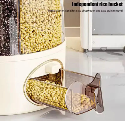 5KG Rotating Multi-Grain Storage Dispenser