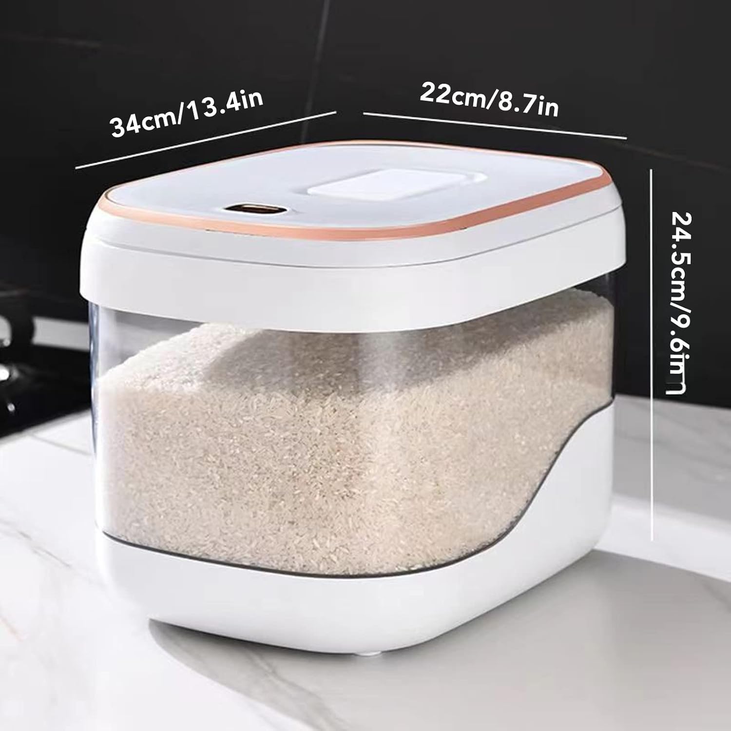 10KG Large Capacity Airtight Rice Storage Container