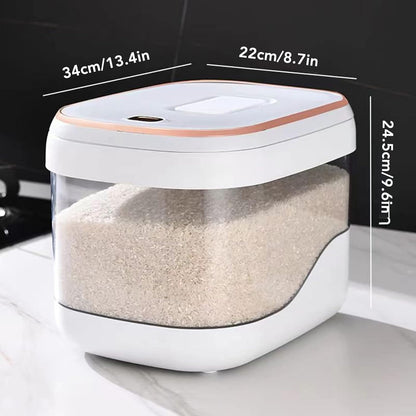 10KG Large Capacity Airtight Rice Storage Container