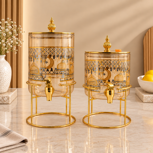 Golden Ramadan Beverage Dispenser