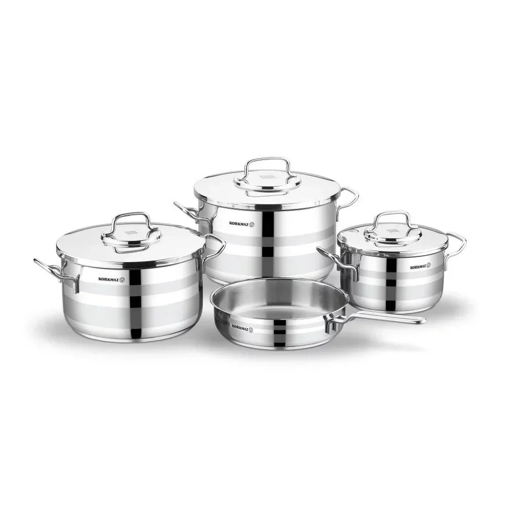 Korkmaz Astron 7 Pcs Cookware Set