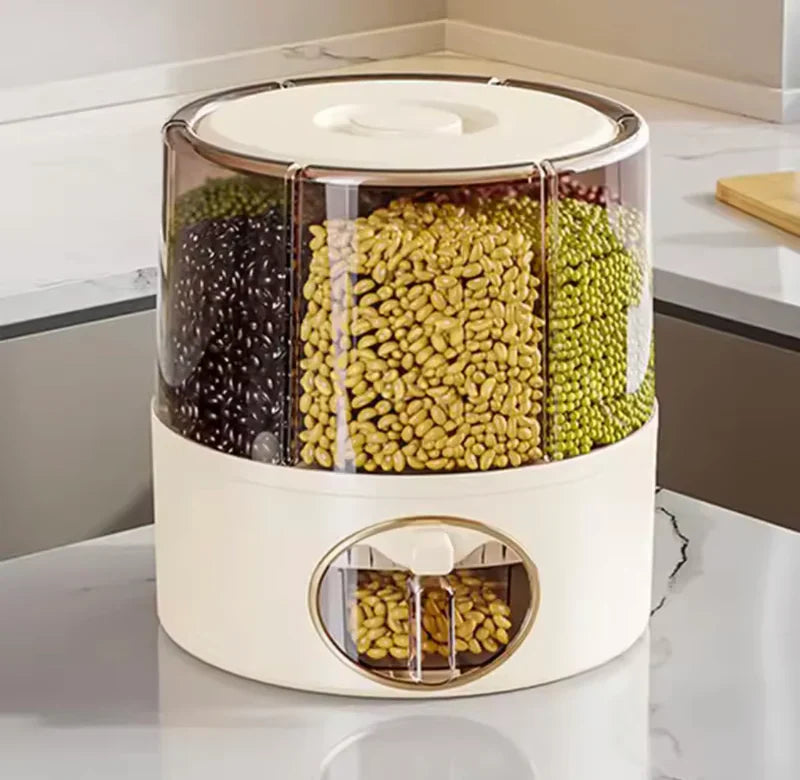 5KG Rotating Multi-Grain Storage Dispenser