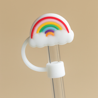 Rainbow Style Straw Stopper