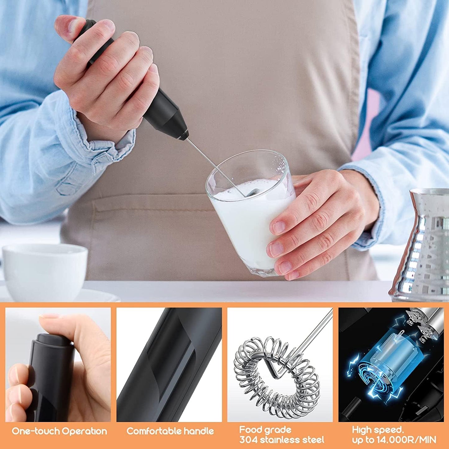Café-Style Foam Maker