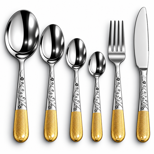 Premium Ornate Stainless Steel Cutlery Set