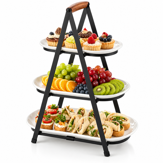 Danny Home 3 Tier Serving Stand & Platter Set