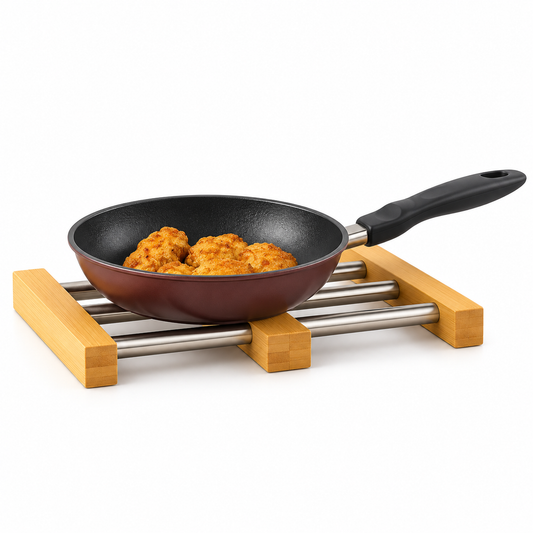 Shengya Wooden Expandable Wok Stand