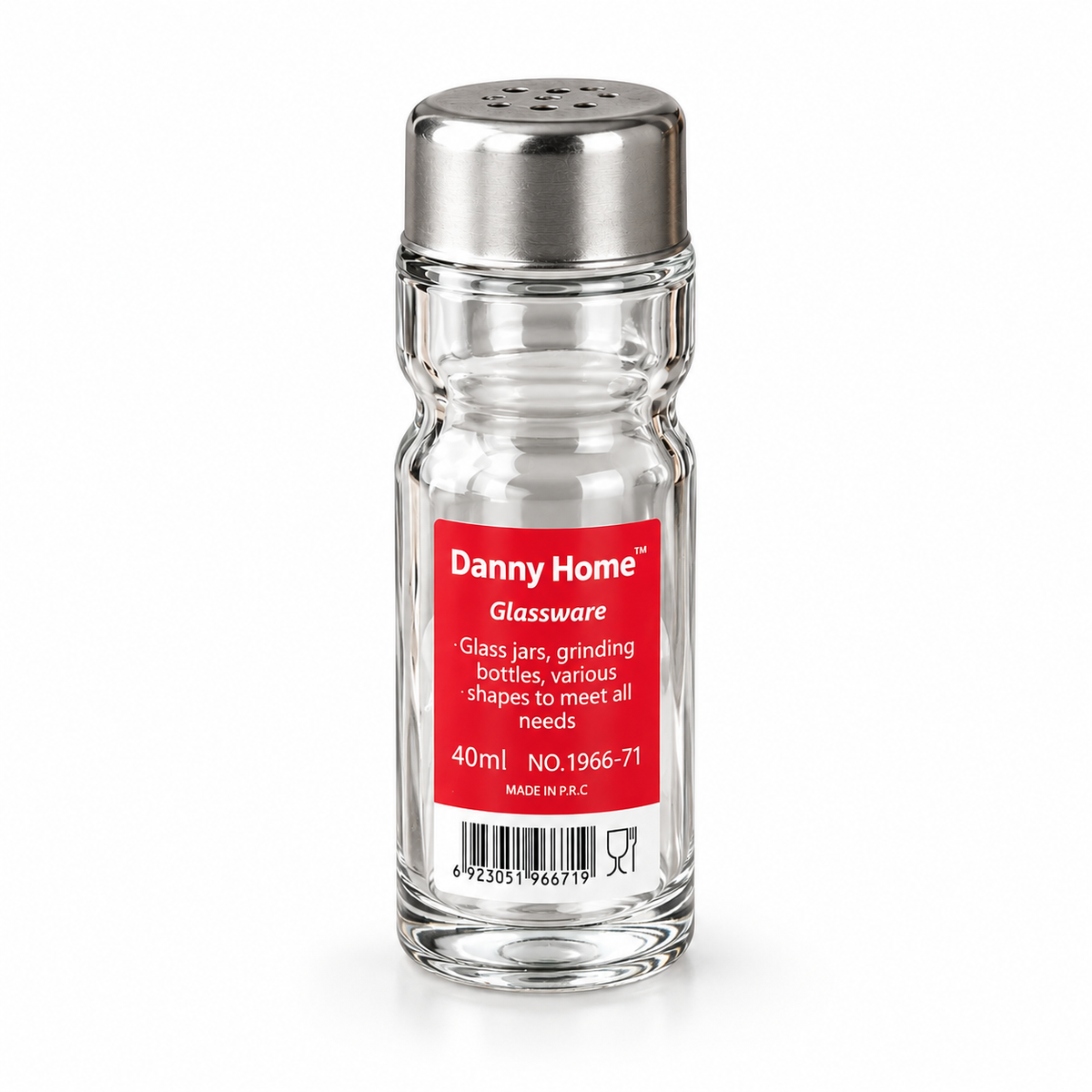 Danny Home Glass Seasoning Spice Jar 40ml