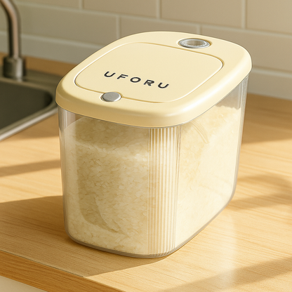 Airtight Acrylic Rice Storage Container - 10 KG