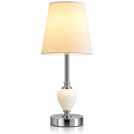 Danny Home White Table Lamp 41.5cm