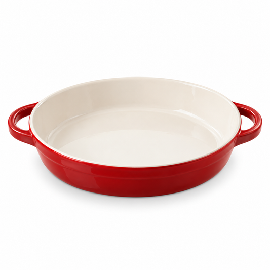 Danny Home Premium 15" Porcelain Bakeware Dish with Handles – OvenFresh Series