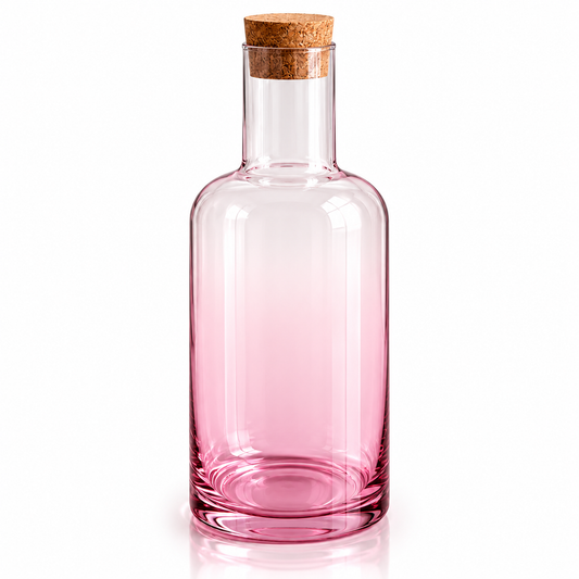 Danny Home Ombre Glass Water Carafe with Cork Lid – 1520ml