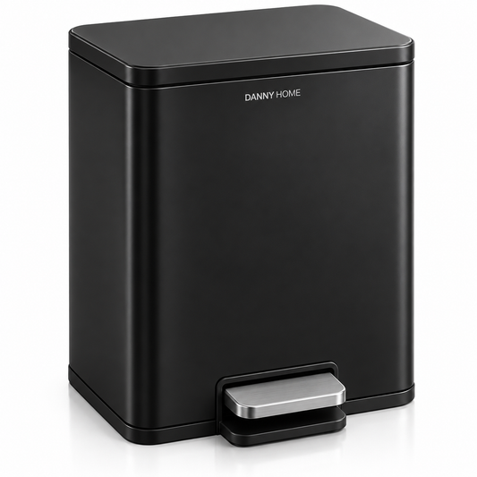 Danny Home Pedal Trash Can – 30L (Black)