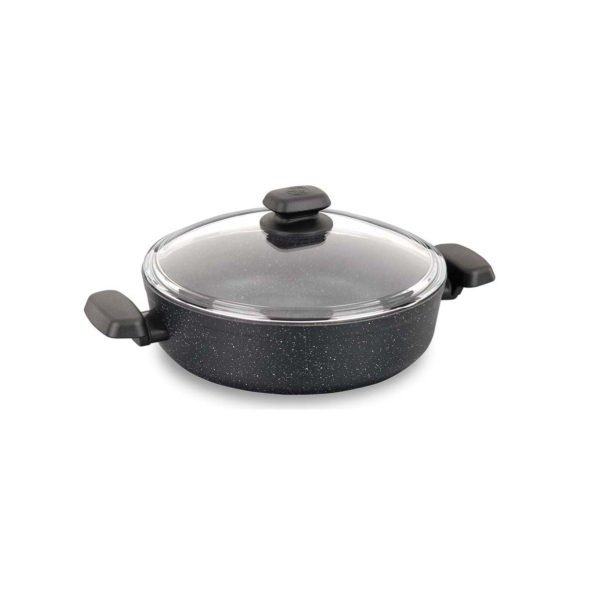 Korkmaz Ornella Alu. Low Casserole 26×7 cm / 3.5 l.