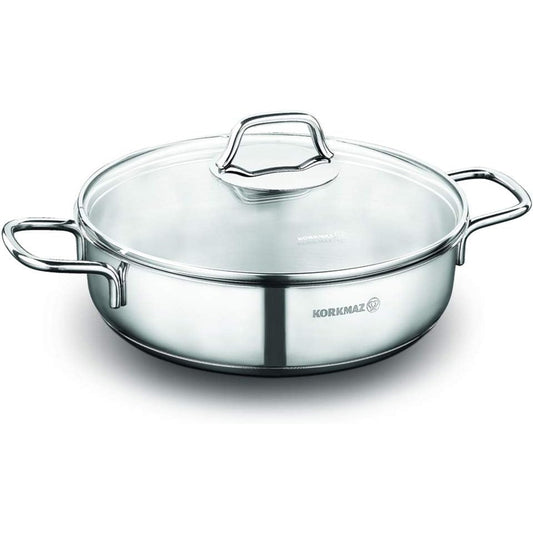 Korkmaz Perla Low Casserole 26x7cm