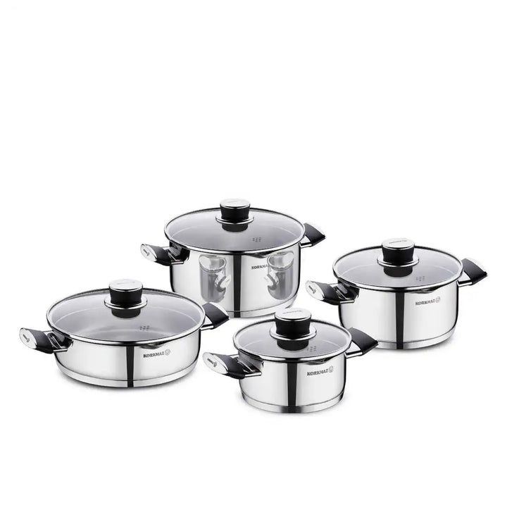 Korkmaz Pera 8 Pcs Cookware Set