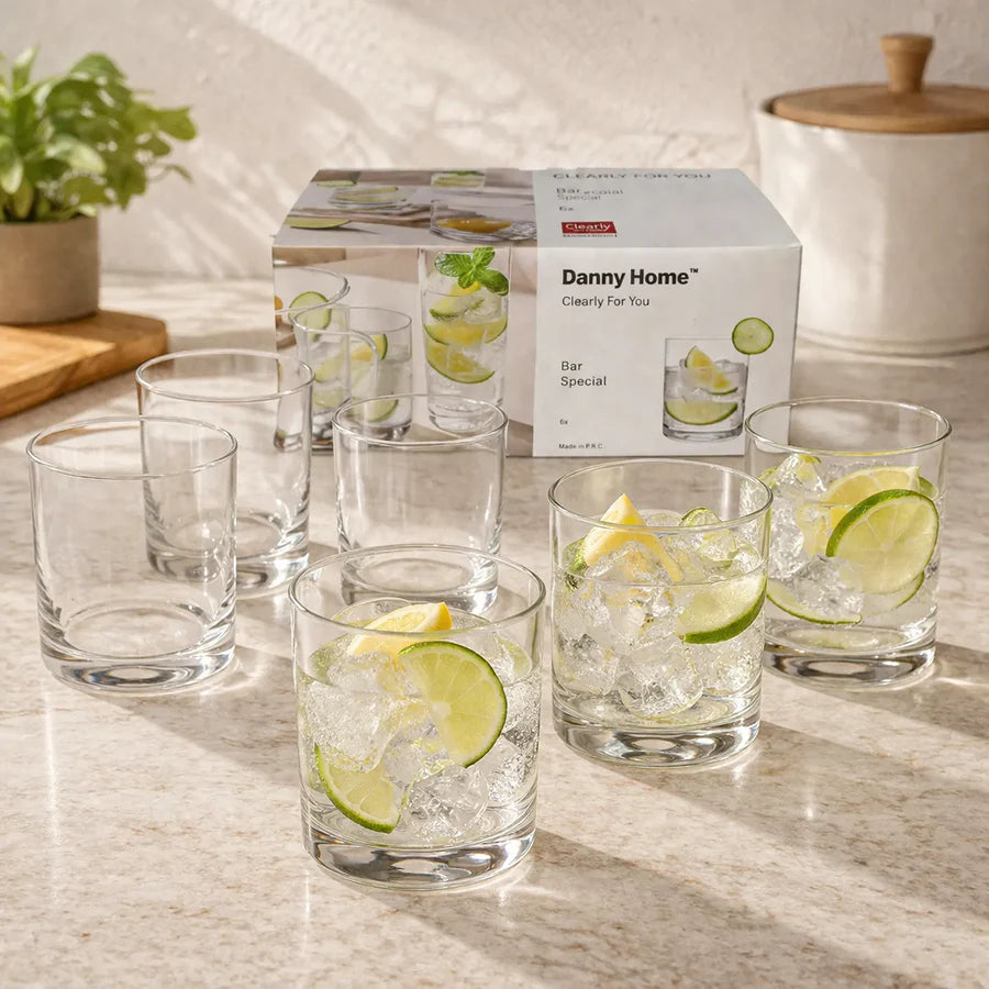 Danny Home Short Whisky Glasses 6pcs 410ml
