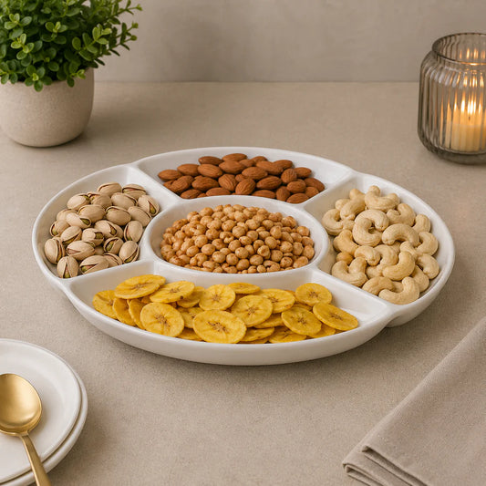 Brilliant 9.75-Inch Partition Serving Platter