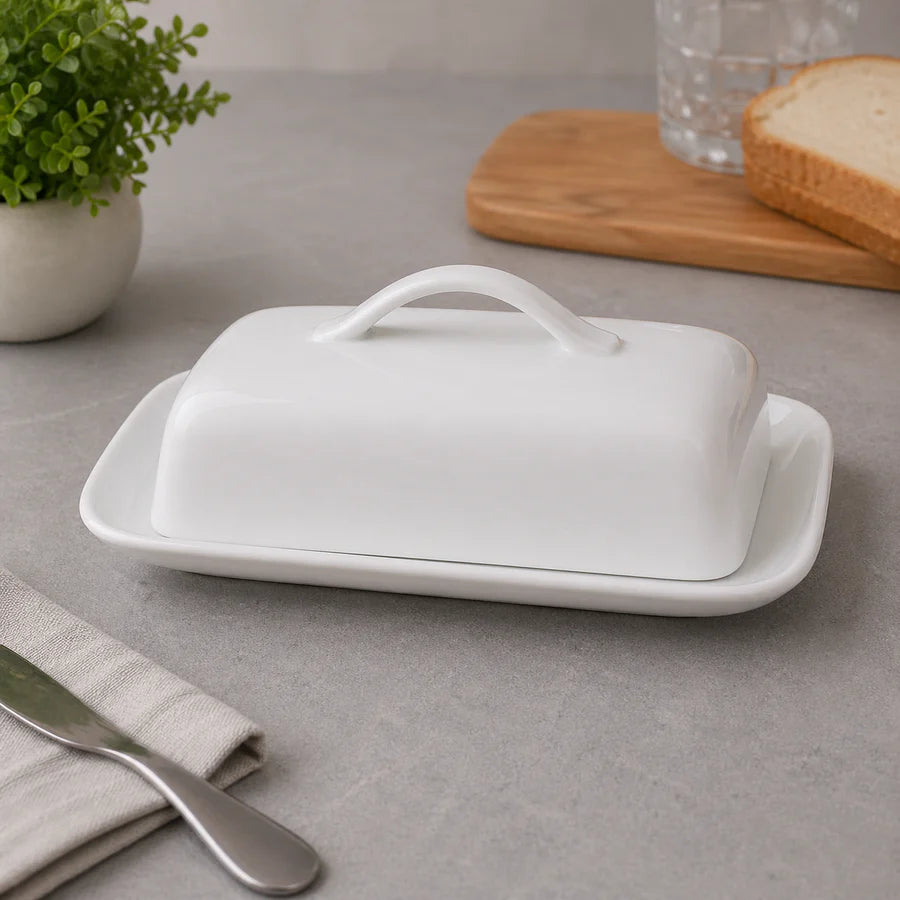Brilliant Ceramic Butter Dish with Lid