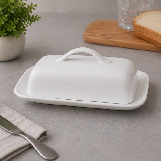 Brilliant Ceramic Butter Dish with Lid