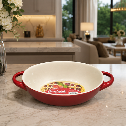 Danny Home 9-Inch Ceramic Bakeware Dish