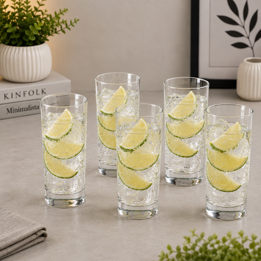 Danny Home Highball Glass Set – 460ml (6 Pcs)