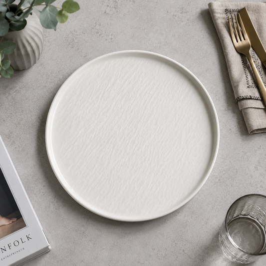Danny Home Porcelain 10.5" Flat Plate