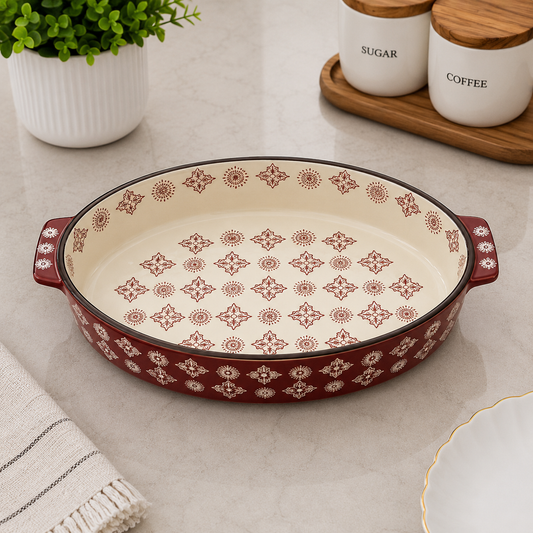 Danny Home 11" Porcelain Bakeware Dish