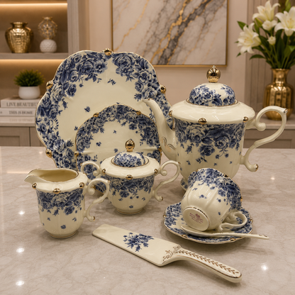 Royal Albert 31 Pcs Tea Set – Blue Rose