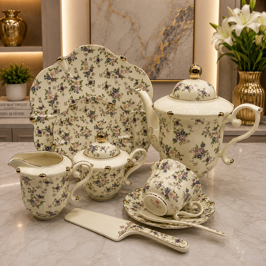 Royal Albert 31 Pcs Tea Set – Lavender Blossom