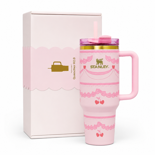 Stanley Quencher H2.0 Tumbler – Cherry Blossom Pink | 40oz