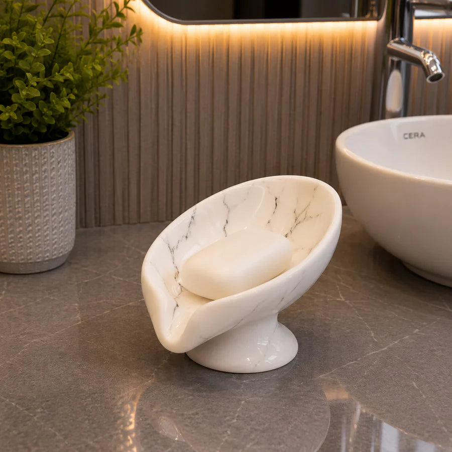 Brilliant Luxury White Marble Soap Dish