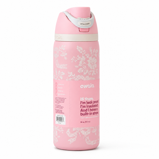 Owala UO Exclusive Ribbon Toile FreeSip® 0.9L / 32oz Water Bottle