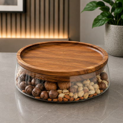 Premium Airtight Glass Storage Bowl