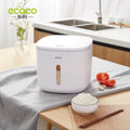 Ecoco Automatic Opening Rice Bucket - 10kg