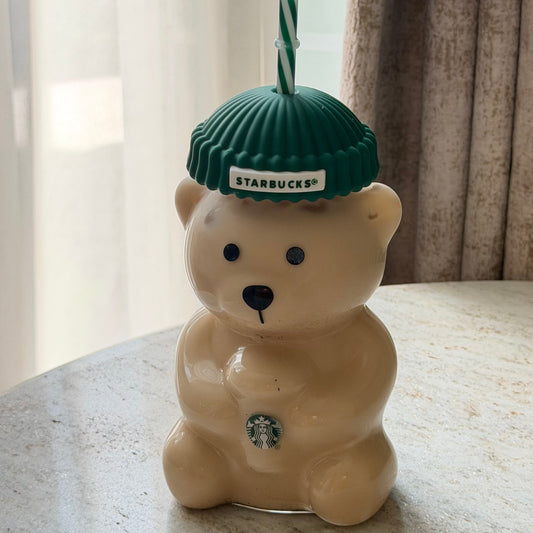 Starbucks Bearista Glass Cold Cup - 20oz