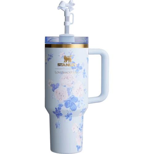 The Stanley x LoveShackFancy Quencher | 40 OZ | Everblooming Rosettes  - Gift Box